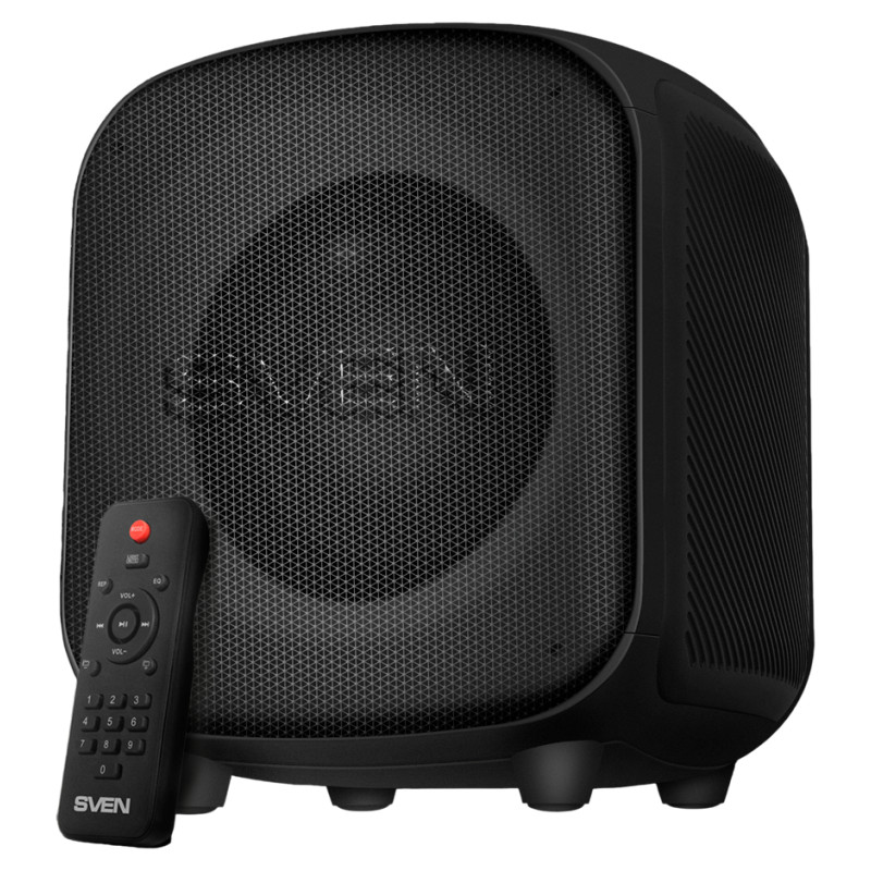 Sven Speaker SVEN PS-555, black, power output 65 W (RMS), TWS, Bluetooth, USB, microSD, RC, lithium battery