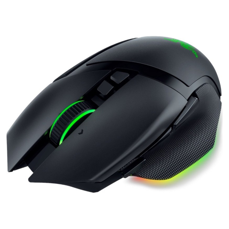 Razer Basilisk V3 Pro - Ergonomic Wireless Gaming Mouse, Razer HyperSpeed Wireless, Bluetooth, Speedflex Cable USB Type C, Razer Chroma RGB, Focus Pro 30K Optical Sensor, 30000DPI,  Optical Mouse Switches Gen-3, 4-way Razer HyperScroll tilt wheel