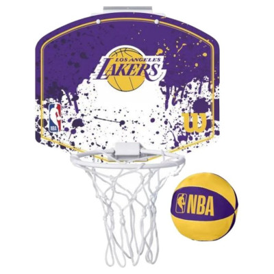Wilson Basketball board Mini Wilson NBA Team Los Angeles Lakers Mini Hoop WTBA1302LAL (One size)