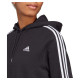 Adidas Essentials 3-Stripes French Terry Crop Hoodie W IC8767 (XS)