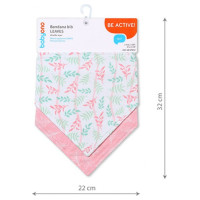 Babyono Priekšautiņu-lakatiņu komplekts LEAVES (2 gab.) BabyOno 879/10