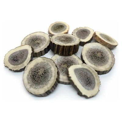 Laikas Gardums Dabīgie brieža ragi sagriezti suņiem M, 3 gab.