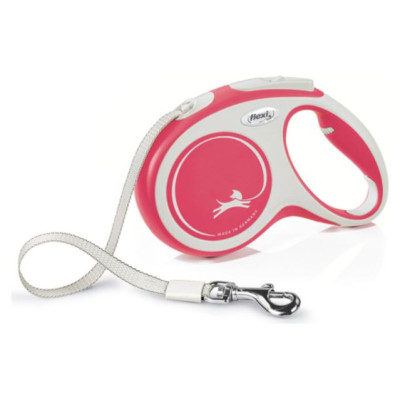 Flexi New Comfort M lente 5 m, red - pavada suņiem