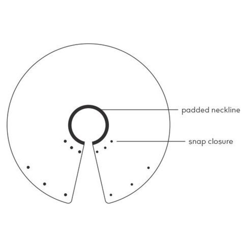 KVP Saf-T-shield SLIM pēcoperācijas apkakle kaķiem un maz.dzīvn. 10-12,75 cm, d.20 cm