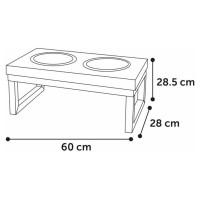 Flamingo statīvs ar bļodām 60x285x28,5CM 2700ML