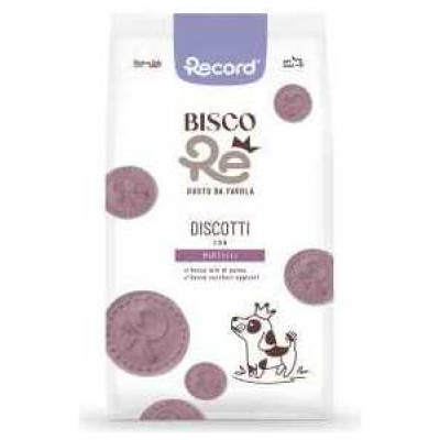 Record BiscoRe Blueberry Discotti Dog Biscuits 400 g - papildbarība suņiem