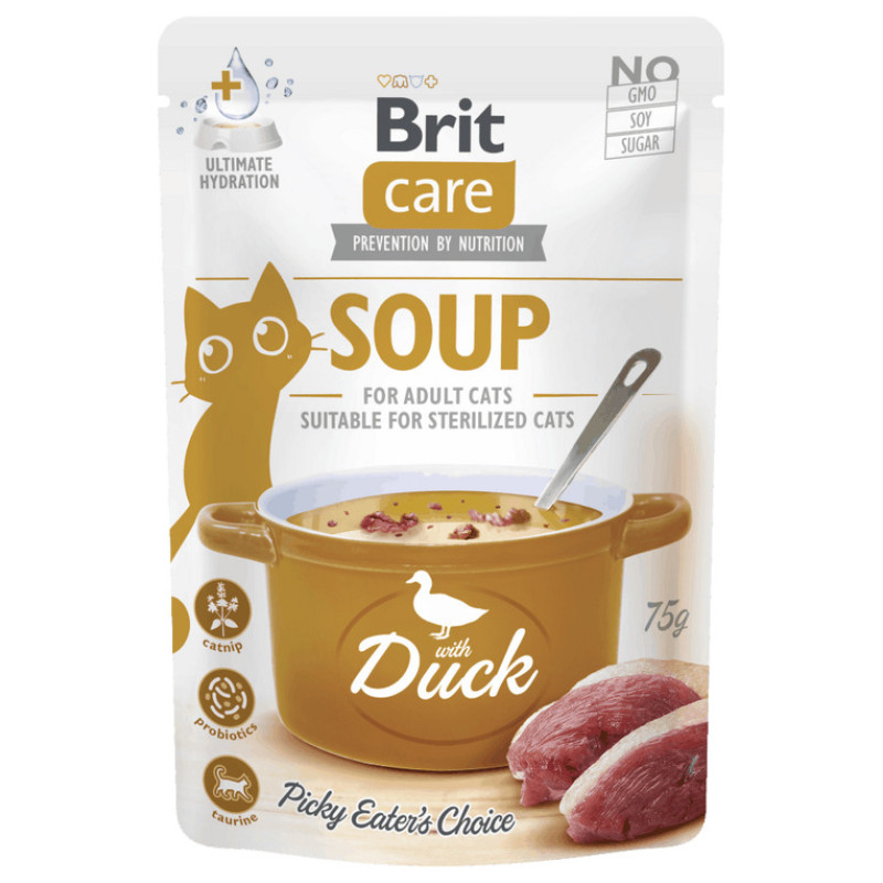 Brit Care Cat Soup Duck 75 g