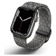 Uniq Aspen Braided Strap for Apple Watch 1/2/3/4/5/6/7/8/SE/SE2 44/42/45mm - Gray