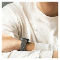 Uniq Aspen Braided Strap for Apple Watch 1/2/3/4/5/6/7/8/SE/SE2 44/42/45mm - Gray