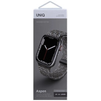 Uniq Aspen Braided Strap for Apple Watch 1/2/3/4/5/6/7/8/SE/SE2 44/42/45mm - Gray