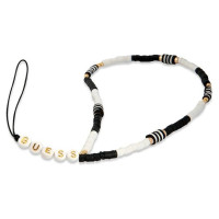 Guess pendant GUSTBCKH Phone Strap black-white/black-white Heishi Beads