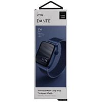 Uniq Dante Stainless Steel Strap for Apple Watch 1/2/3/4/5/6/7/8/SE/SE2 38/40/41mm - Blue