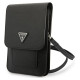 Guess Handbag GUWBSATMBK black / black Saffiano Triangle