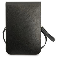 Guess Handbag GUWBSATMBK black / black Saffiano Triangle