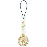 Guess case GUCPM4DRD Phone Strap 4G Rhinestone Charm