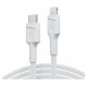 Green Cell Kabelis Green Cell Lightning Male &ndash; USB Type-C Male 1m MFi Fast Charging White