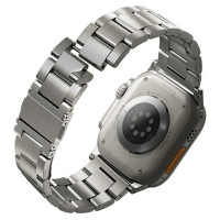 Uniq Osta Stainless Steel strap for Apple Watch 1/2/3/4/5/6/7/8/SE/SE2/Ultra 42/44/45/49mm - silver