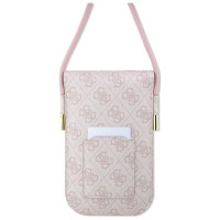 Guess handbag GUOWBP4SNSP - pink 4G Metal Script Logo