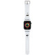 Karl Lagerfeld 3D Rubber Karl&Choupette Heads strap for Apple Watch 38/40/41mm - white