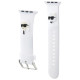 Karl Lagerfeld 3D Rubber Karl&Choupette Heads strap for Apple Watch 38/40/41mm - white