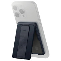 Uniq Heldro ID magnetic wallet with support and band - navy blue