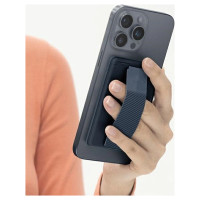 Uniq Heldro ID magnetic wallet with support and band - navy blue