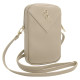 Guess Zip Triangle 4G phone bag - gold