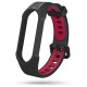 Tech-Protect Armor Strap for Xiaomi Mi Smart Band 5 / 6 / 6 NFC - Black and Red