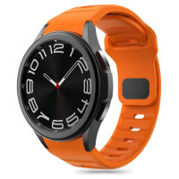 Tech-Protect Silicone Line Strap for Samsung Galaxy Watch 4 / 5 / 5 Pro / 6 / 7 / FE - Orange