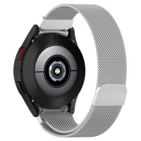 Tech-Protect MilaneseBand for Samsung Galaxy Watch 4 / 5 / 5 Pro / 6 / 7 / FE - Silver