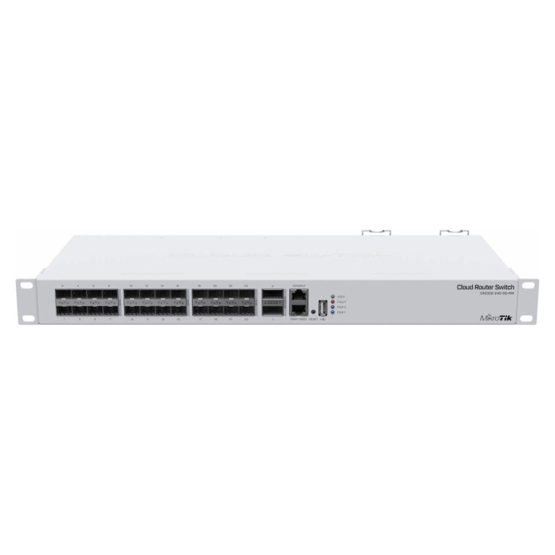 Mikrotik Switch|MIKROTIK|Rack|1x10Base-T / 100Base-TX|24xSFP+|2xQSFP+|1xRJ45|CRS326-24S+2Q+RM
