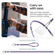 Spigen Universal Set Lanyard and Pendant - Purple