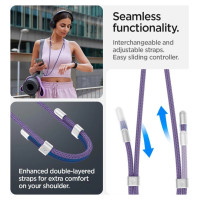 Spigen Universal Set Lanyard and Pendant - Purple