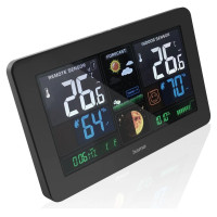 Hama Premium Weather Station with USB - Black