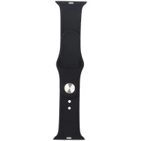 Audi Geometric Pattern Silicone Watch Strap for Apple Watch 40 / 41 / 42 mm - black