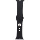 Audi Geometric Pattern Silicone Watch Strap for Apple Watch 40 / 41 / 42 mm - black