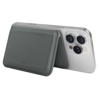 Uniq Lyden DS RFID Magnetic Wallet with Phone Stand - Green