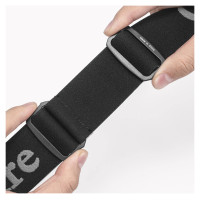 Qunature White Ski Goggles for Adults - Black