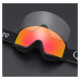 Qunature White Ski Goggles for Adults - Black