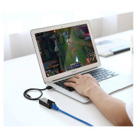 Ugreen external network card RJ45 - USB 2.0 100 Mbps Ethernet black (CR110 20254)