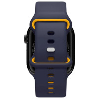 Spigen Nano Pop Strap for Apple Watch 40/41/42 mm - Navy Blue/Orange