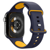 Spigen Nano Pop Strap for Apple Watch 40/41/42 mm - Navy Blue/Orange