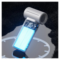 Jisulife Handheld Fan Life9 3600mAh Portable Mini Blower USB Fan - Gray