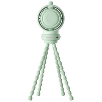 Jisulife Stroller Fan Life2S 5000mAh with Flexible Legs, Desk, Stroller, Filter - Green