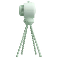 Jisulife Stroller Fan Life2S 5000mAh with Flexible Legs, Desk, Stroller, Filter - Green