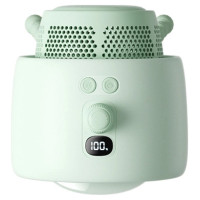 Jisulife Stroller Fan Life2S 5000mAh with Flexible Legs, Desk, Stroller, Filter - Green