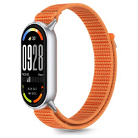 Tech-Protect Nylon Pro Strap for Xiaomi Smart Band 8 / 9 / 10 / NFC - Orange-Gray