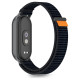 Tech-Protect Nylon Pro Strap for Xiaomi Smart Band 8/9/10/NFC - Black and Orange