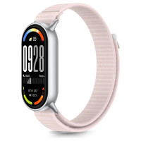 Tech-Protect Nylon Pro Strap for Xiaomi Smart Band 8 / 9 / 10 / NFC - Pink Gray