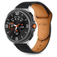 Tech-Protect Leatherfit Strap for Samsung Galaxy Watch 40/44/46 mm - Black